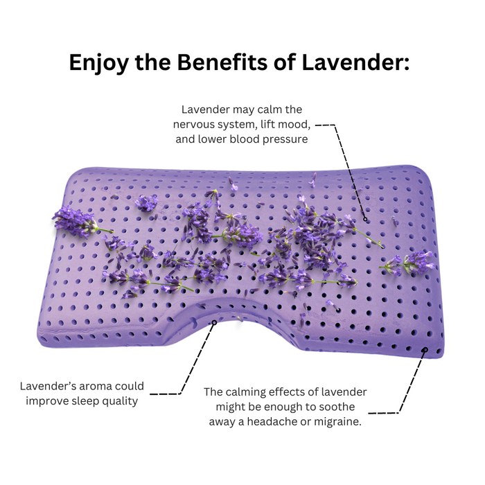 Wesloft Lavender Shoulder Pillow
