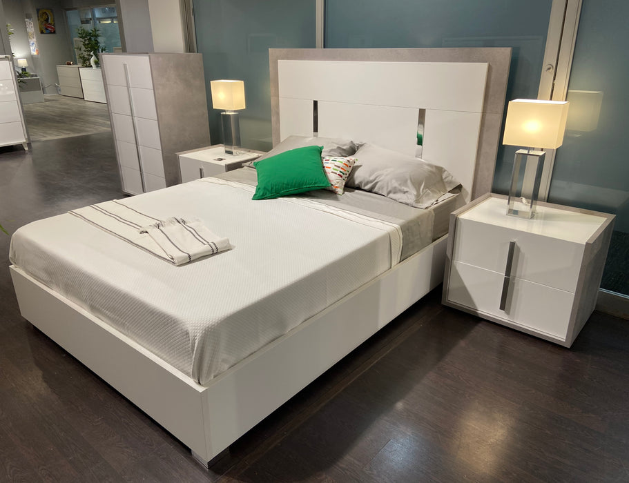Ada Premium Chest in Cemento/Bianco Opac