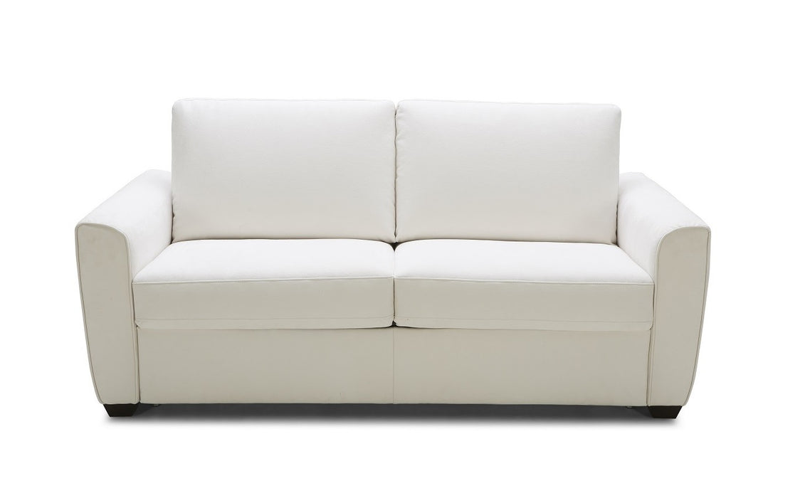 Alpine Sofa Bed in White Fabric