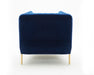 Deco Chair in Blue Fabric