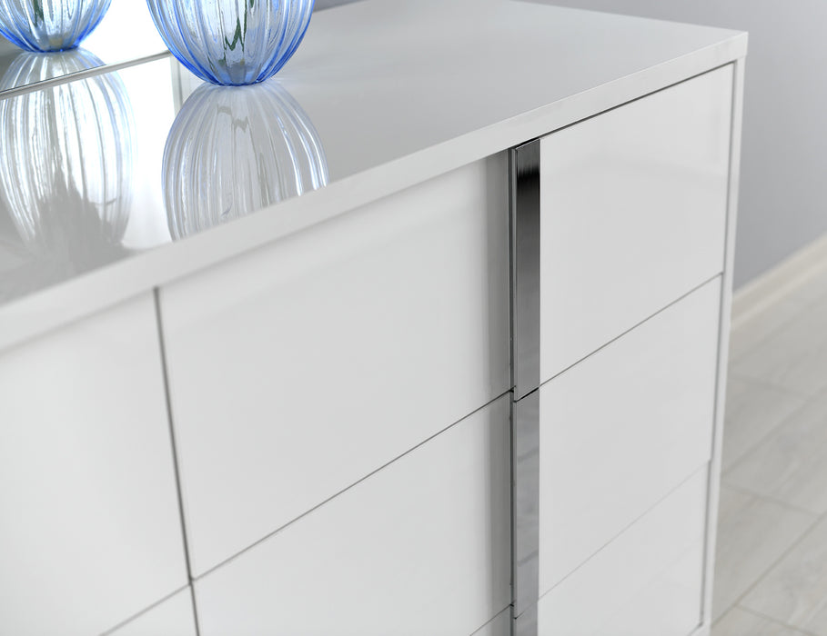 Giulia Mirror in White