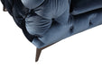 Glitz Love Seat in Blue