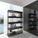 Cloud Curio Unit in Grey High Gloss
