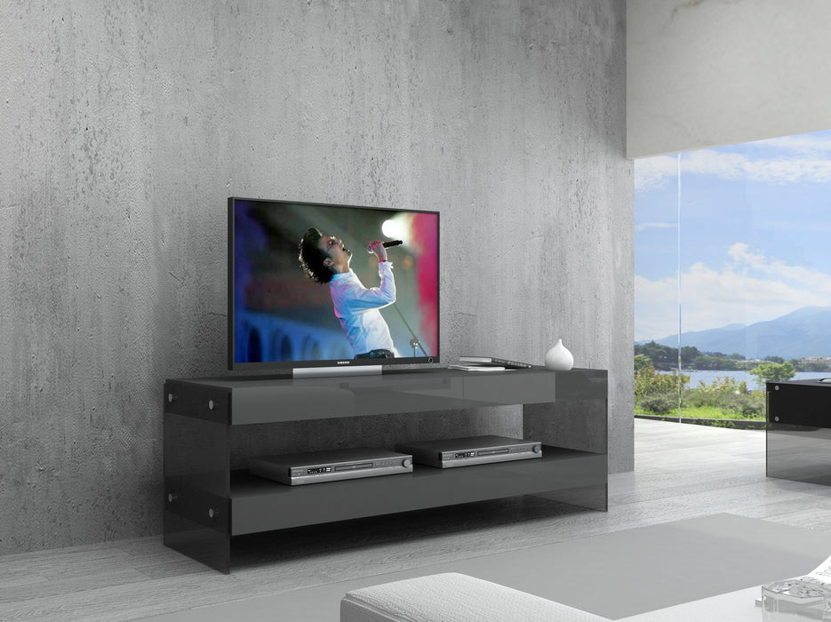 Cloud Mini TV Base in Grey High Gloss