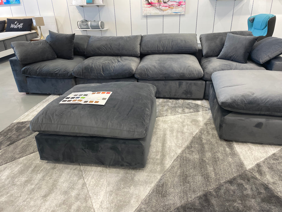 Nuvola  Down Filled Overstuffed Commix  Ottoman
