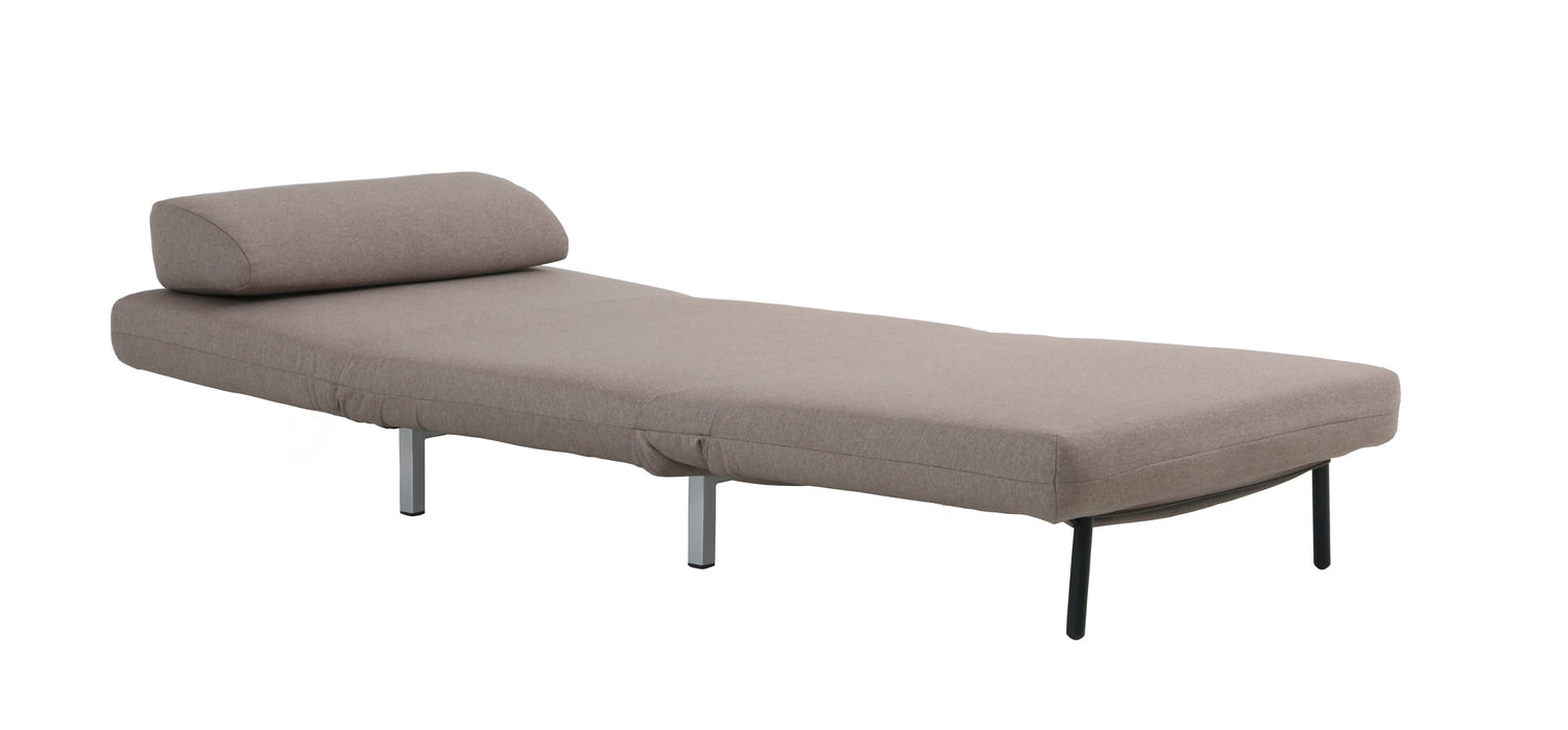 Premium Chair Bed LK06-1 in Beige Fabric