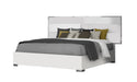 Infinity Premium King Bed in Bianco Lucido