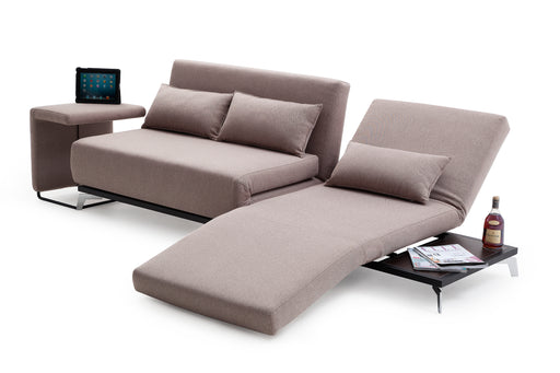Premium Sofa Bed JH033 in Beige Fabric
