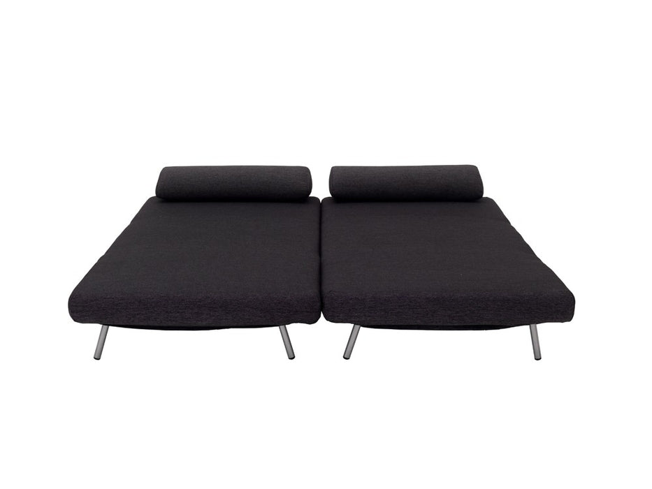 Premium Sofa Bed LK06-2 in Black Fabric