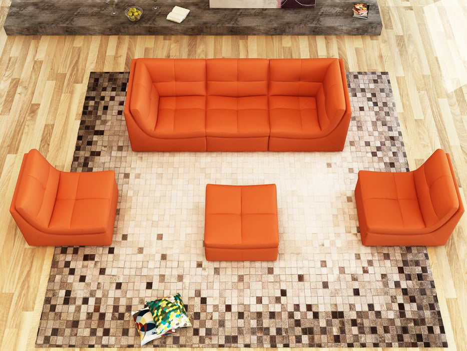 Lego 6 Pc Set in Pumpkin
