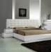 Milan Left Facing Night Stand in White
