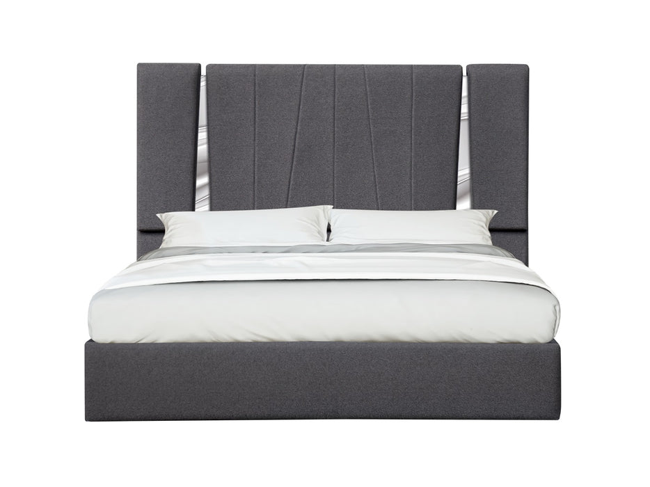 Matisse King Bed in Charcoal