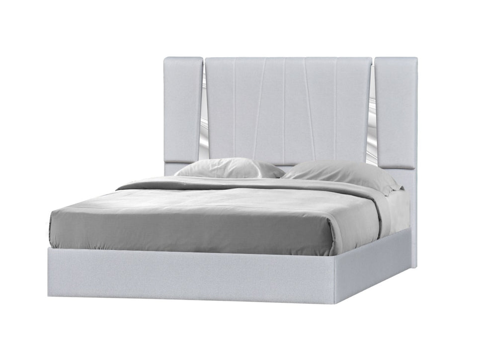 Matisse King Bed in Silver Grey