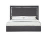 Monet King Bed in Charcoal