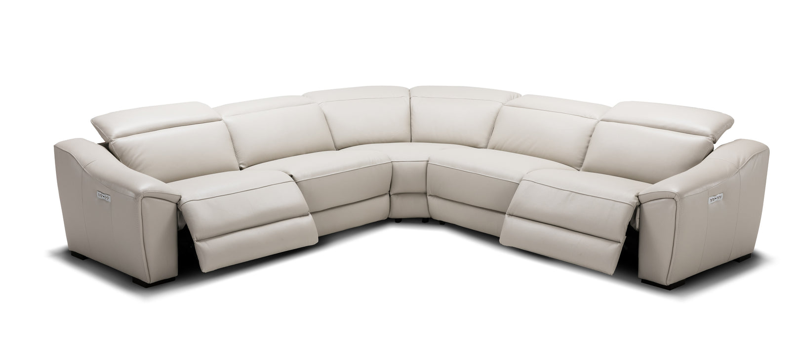 Nova 6pc Motion Sectional In Silver Grey