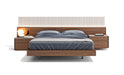 Porto Left Facing Night Stand in Walnut