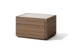 Porto Right Facing Night Stand in Walnut
