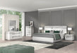 Sunset Premium King Bed in Bianco Luc+Stat