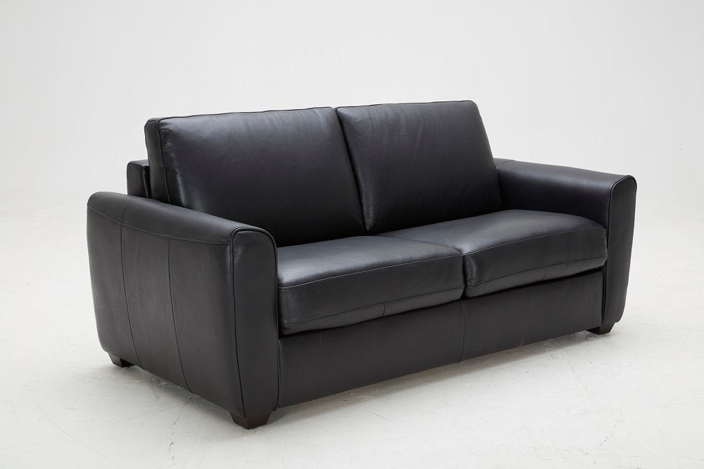 Ventura Sofa Bed in Black Leather