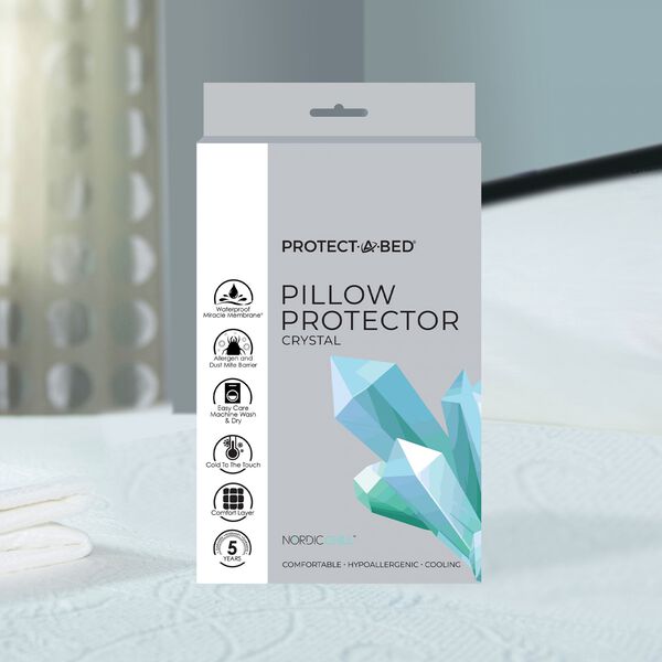 Protect-A-Bed Crystal Cooling Pillow Protector With Tencel®